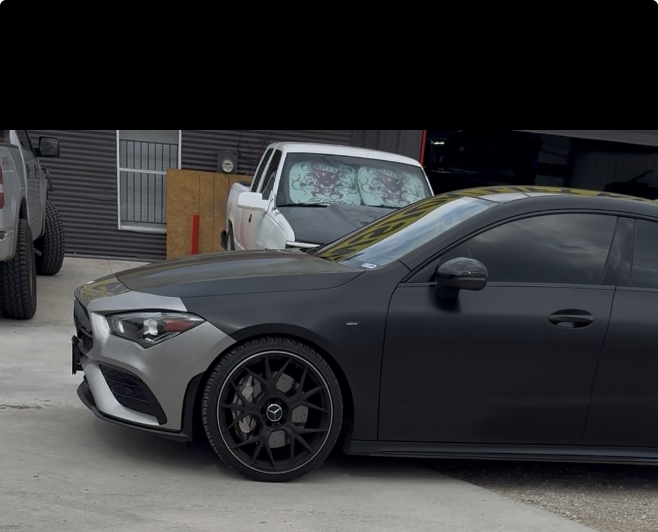 Mercedes AMG half-wrap