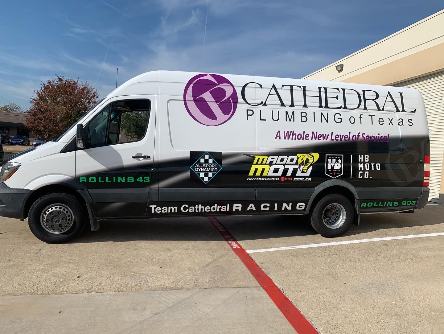 Cathedral Plumbing fleet wrap