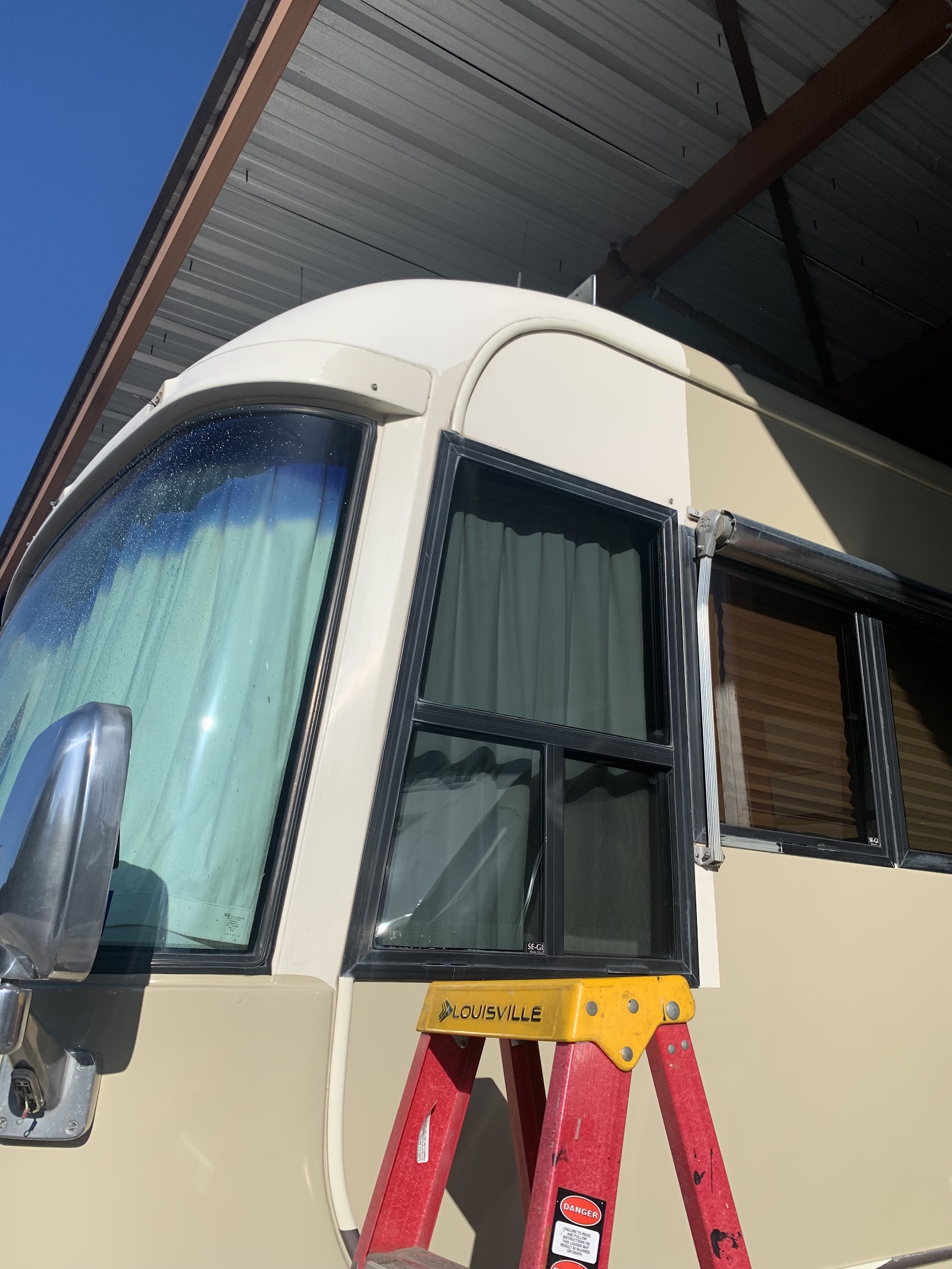 Class A motorhome tint